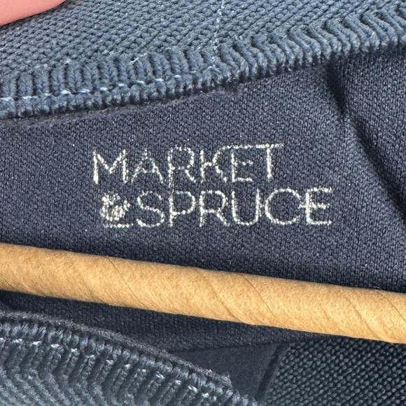 Market & Spruce Pointed Horsebit Embroidered Knit Flat Shoes - Blue NEW Size 6.5 - Picture 7 of 8